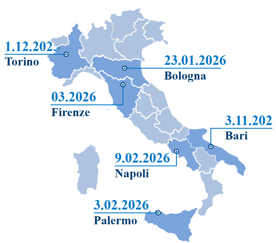 italia con le tappe